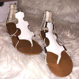 White Aldo Zeanna Sandals